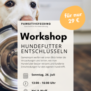 Hundefutter entschlüsseln – Das Live-Event in Esslingen