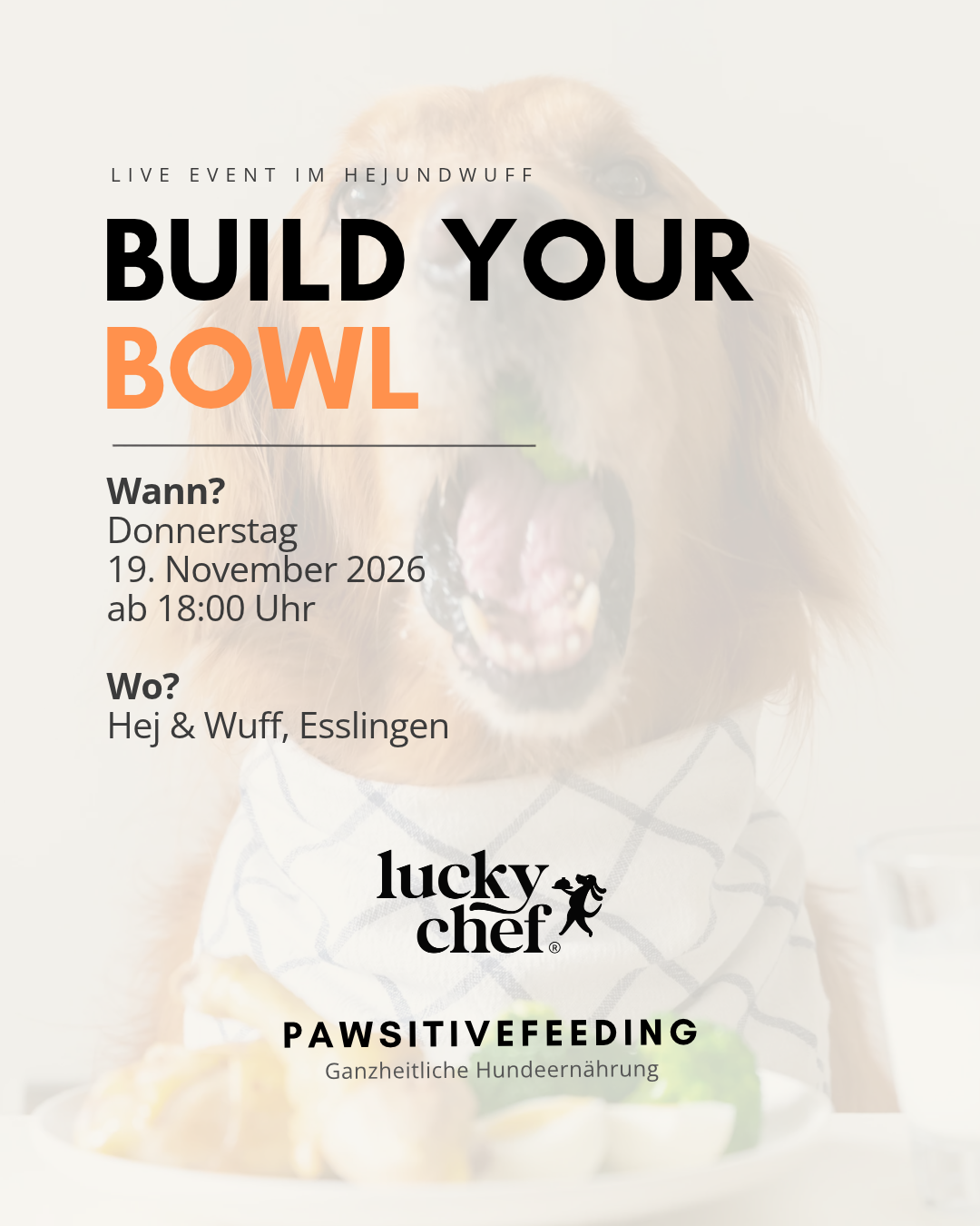 Ernährungsevent für Hunde in Esslingen